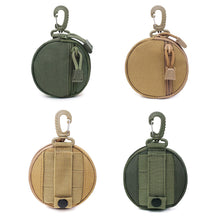 Load image into Gallery viewer, Round Multifunctional Waterproof Small Hanging Bag Molle Outdoor Camping Sports Riding Key Bag Portable Waist Hanging Change Storage Package
