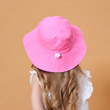 Load image into Gallery viewer, Summer Children's Sun Hat Outdoor Anti-Uv Sun Shade Neck Protection Beach Hat Breathable Quick Drying Large Brim Adjustable Fisherman's Cap
