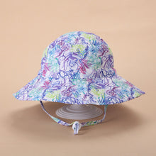 Load image into Gallery viewer, Summer Children's Sun Hat Outdoor Anti-Uv Sun Shade Neck Protection Beach Hat Breathable Quick Drying Large Brim Adjustable Fisherman's Cap
