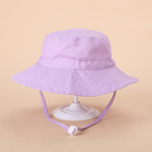 Load image into Gallery viewer, Summer Children's Sun Hat Outdoor Anti-Uv Sun Shade Neck Protection Beach Hat Breathable Quick Drying Large Brim Adjustable Fisherman's Cap
