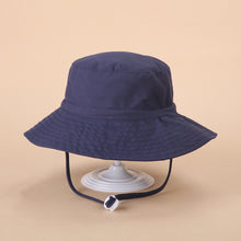 Load image into Gallery viewer, Summer Children's Sun Hat Outdoor Anti-Uv Sun Shade Neck Protection Beach Hat Breathable Quick Drying Large Brim Adjustable Fisherman's Cap
