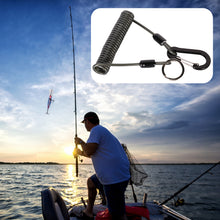 Load image into Gallery viewer, Luya Fishing Gear Fish Control Wire Miss Rope Automatic Telescopic Spring Rope Belt Hanging Buckle Anti-Drop Line Fishing Accessories
