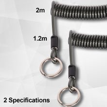 Load image into Gallery viewer, Luya Fishing Gear Fish Control Wire Miss Rope Automatic Telescopic Spring Rope Belt Hanging Buckle Anti-Drop Line Fishing Accessories
