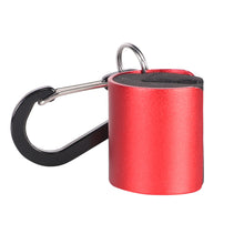 Load image into Gallery viewer, Aluminum Alloy Three-Hole Hanging Rod Device Luya Rod Multi-Slot Portable Hanging Rod Entrain Mountaineering Buckle Multi-Rod Universal Fishing Equipment
