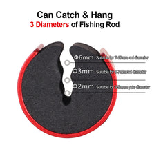 Load image into Gallery viewer, Aluminum Alloy Three-Hole Hanging Rod Device Luya Rod Multi-Slot Portable Hanging Rod Entrain Mountaineering Buckle Multi-Rod Universal Fishing Equipment
