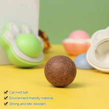 Load image into Gallery viewer, Cat Catnip Toys Ball Cat Treats Candy Licking Snacks Nutrition Catnip Snack Nutrition Energy Ball Kitten Cat Toy Cat Supplies
