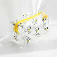 Load image into Gallery viewer, Ins Cute Flower Transparent Pencil Case Large Capacity Make Up Bag Plastic PVC Case Large Storage Bag
