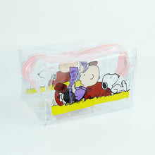 Load image into Gallery viewer, Ins Cute Flower Transparent Pencil Case Large Capacity Make Up Bag Plastic PVC Case Large Storage Bag
