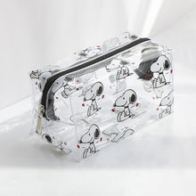 Load image into Gallery viewer, Ins Cute Flower Transparent Pencil Case Large Capacity Make Up Bag Plastic PVC Case Large Storage Bag
