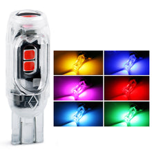 Load image into Gallery viewer, 1Pc T10 Motorcycle Car Turn Light LED Canbus 5SMD Beacon Gap Light Day Driving Reading License Plate Light
