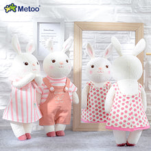 Load image into Gallery viewer, Metoo Girls Playing House Plush Sweet Rabbit Doll Clothes Changing Doll Cute Animals For Kids Toys Angela Doll For Girls Birthday Christmas Gift
