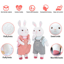 Load image into Gallery viewer, Metoo Girls Playing House Plush Sweet Rabbit Doll Clothes Changing Doll Cute Animals For Kids Toys Angela Doll For Girls Birthday Christmas Gift
