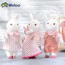 Load image into Gallery viewer, Metoo Girls Playing House Plush Sweet Rabbit Doll Clothes Changing Doll Cute Animals For Kids Toys Angela Doll For Girls Birthday Christmas Gift
