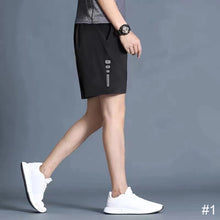 Load image into Gallery viewer, Men's Ice Silk Shorts Running Football Basketball Sports Quick Dry Loose Sweatpants Summer Thin Style Leisure Vacation Beach Pants Fashion Trend
