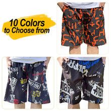 Load image into Gallery viewer, Summer Men's Quick Dry Beach Pants Five Points Sports Shorts Casual Boys Printed Big Shorts
