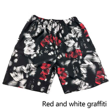 Load image into Gallery viewer, Summer Men's Quick Dry Beach Pants Five Points Sports Shorts Casual Boys Printed Big Shorts
