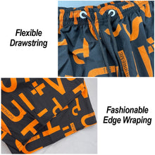 Load image into Gallery viewer, Summer Men's Quick Dry Beach Pants Five Points Sports Shorts Casual Boys Printed Big Shorts

