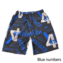 Load image into Gallery viewer, Summer Men's Quick Dry Beach Pants Five Points Sports Shorts Casual Boys Printed Big Shorts
