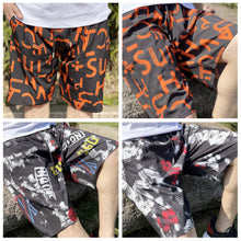 Load image into Gallery viewer, Summer Men's Quick Dry Beach Pants Five Points Sports Shorts Casual Boys Printed Big Shorts
