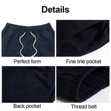 Load image into Gallery viewer, Cotton Men Lace-Up Shorts Classic Solid Color Sports Casual Medium Pants Multi-Color Fashion Trend Men's Wear
