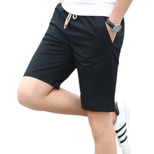 Load image into Gallery viewer, Cotton Men Lace-Up Shorts Classic Solid Color Sports Casual Medium Pants Multi-Color Fashion Trend Men's Wear
