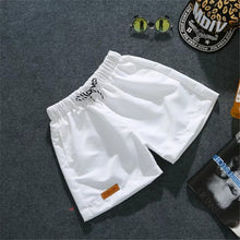 Load image into Gallery viewer, Men's Summer Beach Pants Candy Color Korean Version Slim Three-Point Pants Fashion Casual Sports Shorts
