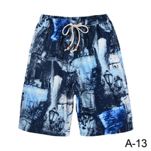 Load image into Gallery viewer, Summer Men Cotton And Hemp Printed Pants Sports Casual Loose Thin Style Beach Pants Fashion Trend Men's Wear
