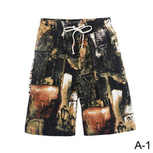 Load image into Gallery viewer, Summer Men Cotton And Hemp Printed Pants Sports Casual Loose Thin Style Beach Pants Fashion Trend Men's Wear
