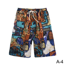 Load image into Gallery viewer, Summer Men Cotton And Hemp Printed Pants Sports Casual Loose Thin Style Beach Pants Fashion Trend Men's Wear
