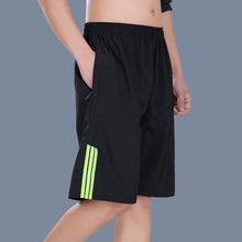 Load image into Gallery viewer, Summer Men Thin Mid-Length Pants Running Fitness Sports Pants Loose Breathable Quick Dry Elastic Shorts Fashion Trendy Men's Wear
