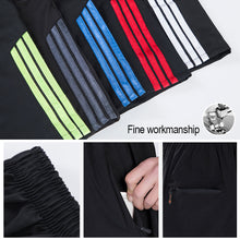 Load image into Gallery viewer, Summer Men Thin Mid-Length Pants Running Fitness Sports Pants Loose Breathable Quick Dry Elastic Shorts Fashion Trendy Men's Wear
