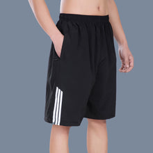 Load image into Gallery viewer, Summer Men Thin Mid-Length Pants Running Fitness Sports Pants Loose Breathable Quick Dry Elastic Shorts Fashion Trendy Men's Wear
