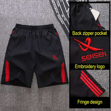 Load image into Gallery viewer, Summer Men Thin Mid-Length Pants Running Fitness Sports Pants Loose Breathable Quick Dry Elastic Shorts Fashion Trendy Men's Wear
