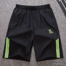 Load image into Gallery viewer, Summer Men Thin Mid-Length Pants Running Fitness Sports Pants Loose Breathable Quick Dry Elastic Shorts Fashion Trendy Men's Wear

