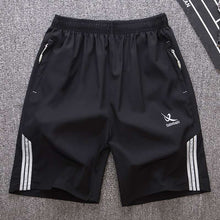 Load image into Gallery viewer, Summer Men Thin Mid-Length Pants Running Fitness Sports Pants Loose Breathable Quick Dry Elastic Shorts Fashion Trendy Men's Wear
