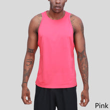 Load image into Gallery viewer, Men's Marathon Speed Dry Fitness Sleeveless Vest Basketball Running Hurdle Sports Solid Color Vest
