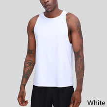 Load image into Gallery viewer, Men's Marathon Speed Dry Fitness Sleeveless Vest Basketball Running Hurdle Sports Solid Color Vest
