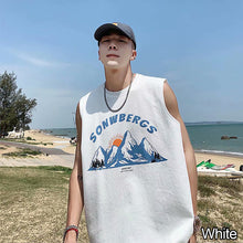 Load image into Gallery viewer, Summer Tide Men's Sleeveless Printed Vest Personality Loose Casual Vest Basketball Fitness Running Sports Sleeveless T-Shirt
