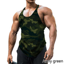 Load image into Gallery viewer, Men U-Neck Vest Outdoor Sports Fitness Sleeveless Top Camouflage Style Show Muscle Fashion Men's Wear
