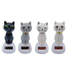 Load image into Gallery viewer, Cute Car Interior Solar Dancing Toy Cat Swinging Cat Dashboard Ornament Auto Decoration Solar Powered For Girls Child Gifts
