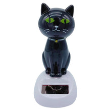 Load image into Gallery viewer, Cute Car Interior Solar Dancing Toy Cat Swinging Cat Dashboard Ornament Auto Decoration Solar Powered For Girls Child Gifts
