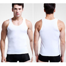 Load image into Gallery viewer, Men's Slim Fitting Vest Skin-friendly Breathable Solid Vest Summer Comfortable Sleeveless Sports Vest
