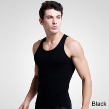 Load image into Gallery viewer, Men's Slim Fitting Vest Skin-friendly Breathable Solid Vest Summer Comfortable Sleeveless Sports Vest
