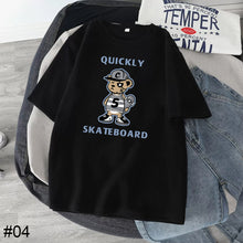 Load image into Gallery viewer, Summer Men's Loose Printed Casual T-shirt Comfortable Breathable Cotton Short Sleeve Top T-shirt
