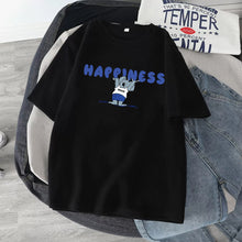 Load image into Gallery viewer, Summer Loose Printed Casual T-shirt Comfortable Breathable Cotton Short Sleeve Top T-shirt for Men
