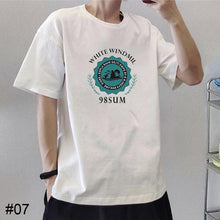Load image into Gallery viewer, Summer Cotton T-shirt Loose Casual Printed Personalized T-shirt Soft Breathable Short Sleeve Top T-shirt for Men
