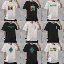 Load image into Gallery viewer, Summer Cotton T-shirt Loose Casual Printed Personalized T-shirt Soft Breathable Short Sleeve Top T-shirt for Men
