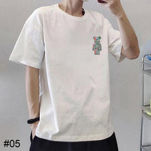 Load image into Gallery viewer, Summer Cotton T-shirt Loose Casual Printed Personalized T-shirt Soft Breathable Short Sleeve Top T-shirt for Men
