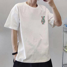 Load image into Gallery viewer, Summer Cotton T-shirt Loose Casual Printed Personalized T-shirt Soft Breathable Short Sleeve Top T-shirt for Men
