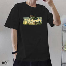 Load image into Gallery viewer, Men's Summer Cotton T-shirt Loose Casual Printed Personalized T-shirt Soft Breathable Short Sleeve Top T-shirt
